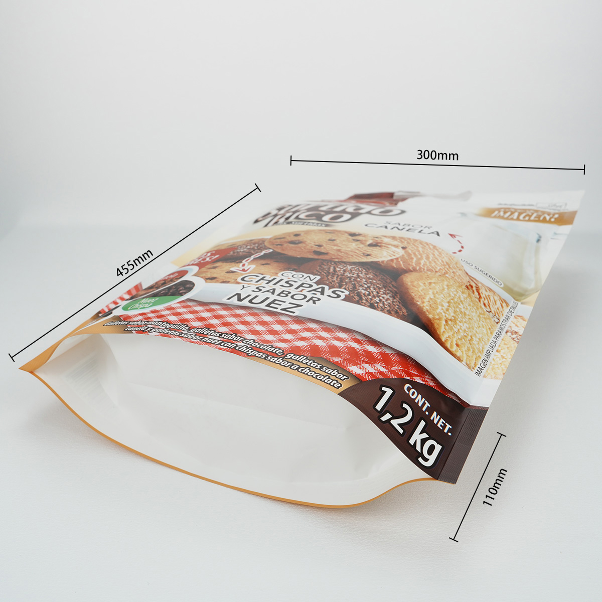 Stand up pouch with zipper (1)