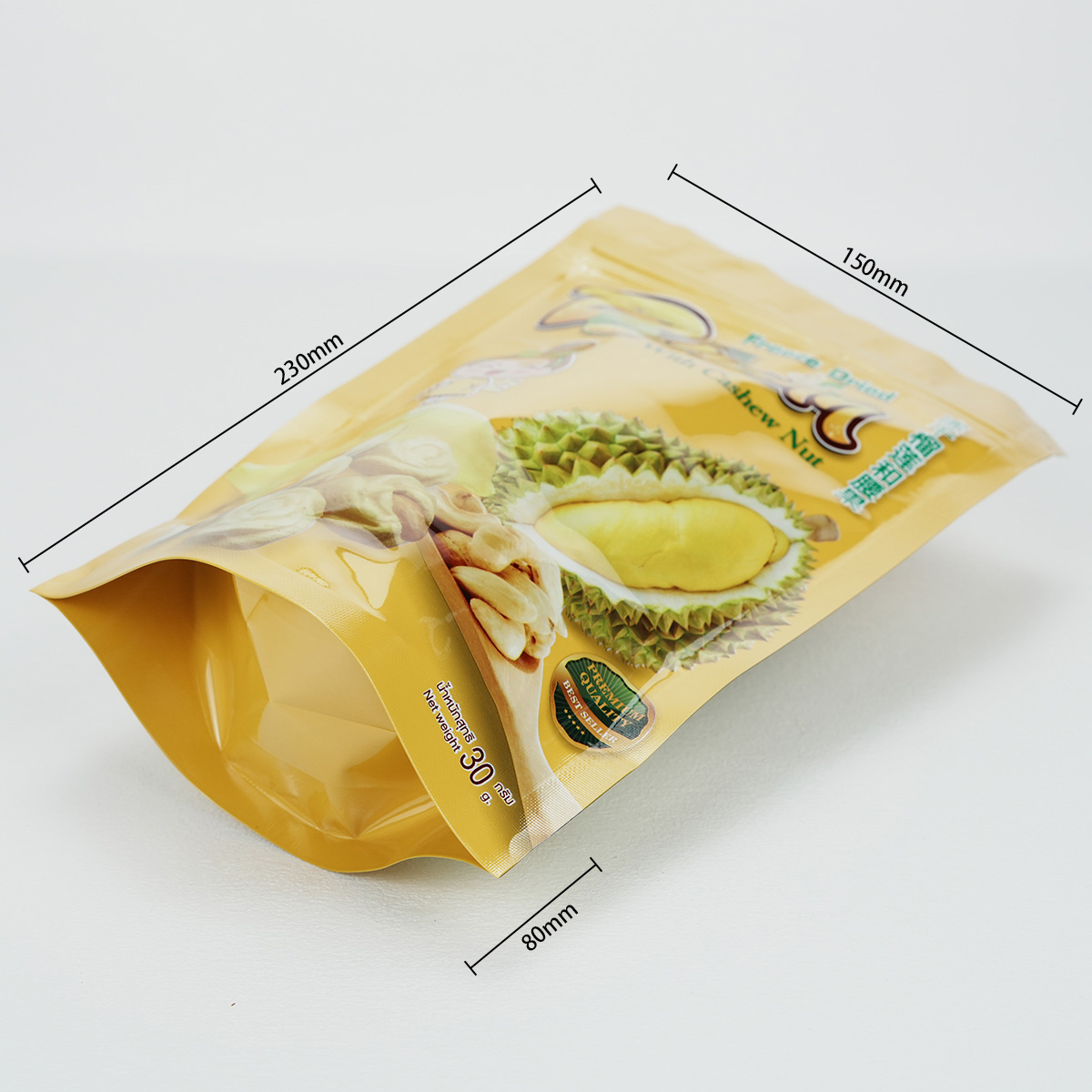 Stand up pouch with zipper (1)