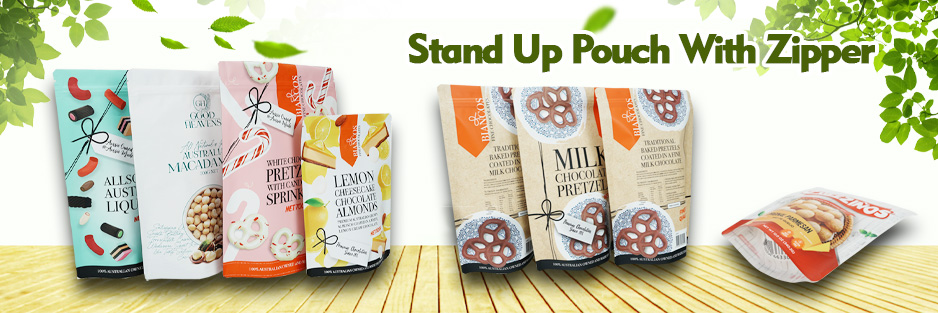 stand up pouch with zipper